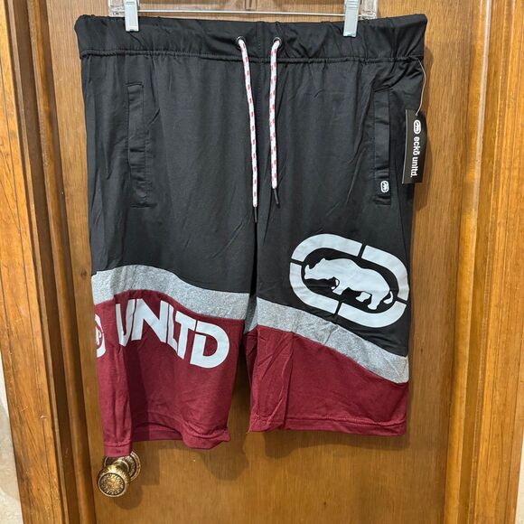 Ecko Unlimited Men's Shorts Size XL NWT True Red Marled - Picture 1 of 3